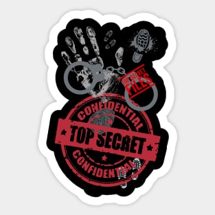 top secret Sticker